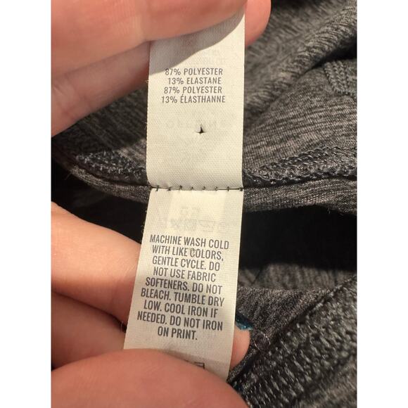 Offline by Aerie Dark Heather Gray Over the Belly Maternity Jogger Size Large - Picture 5 of 7